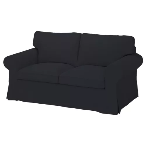 Bezug für ausziehbares 2-Sitzer-Sofa IKEA Ektorp – großes Modell - MV grau  
