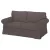 Bezug für ausziehbares 2-Sitzer-Sofa IKEA Ektorp – kleines Modell - Hanna grau  