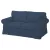 Bezug für ausziehbares 2-Sitzer-Sofa IKEA Ektorp – großes Modell - Hanna denimblau  