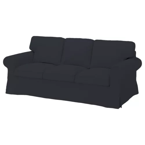 Bezug für ausziehbares 3-Sitzer-Sofa IKEA Ektorp (PIXBO) - MV grau  