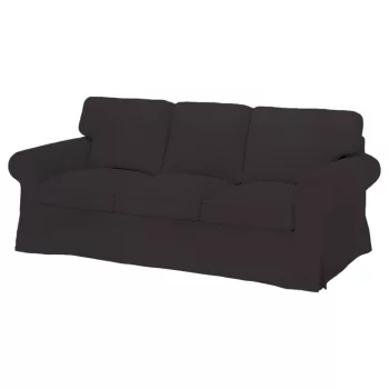   Bezug für ausziehbares 3-Sitzer-Sofa IKEA Ektorp (PIXBO) - Hanna dunkelgrau  