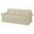 Bezug für festes 3-Sitzer-Sofa IKEA Ektorp - Hanna beige  