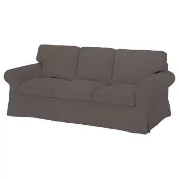 Bezug für festes 3-Sitzer-Sofa IKEA Ektorp - Hanna grau  