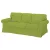 Bezug für festes 3-Sitzer-Sofa IKEA Ektorp - Hanna grün  