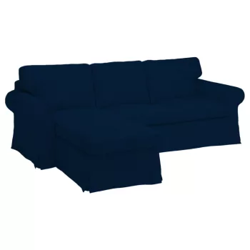   IKEA Ektorp Sofabezug für 3-Sitzer mit Récamiere links - MV dunkelblau  