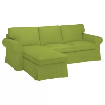   IKEA Ektorp Sofabezug für 3-Sitzer mit Récamiere links - Hanna grün  