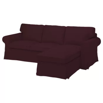   IKEA Ektorp Sofabezug für 3-Sitzer mit Récamiere rechts - MV dunkelbraun  