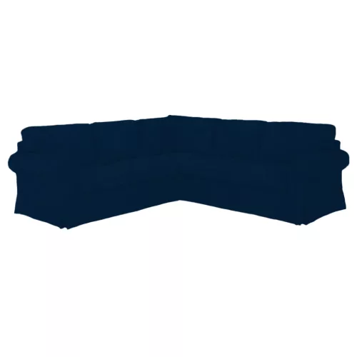 IKEA Ektorp Ecksofa-Bezug – für ausziehbare Sofas - MV dunkelblau  