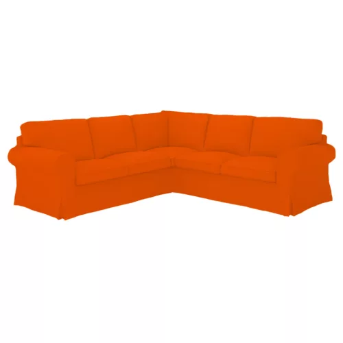 IKEA Ektorp Ecksofa-Bezug – für ausziehbare Sofas - MV orange  