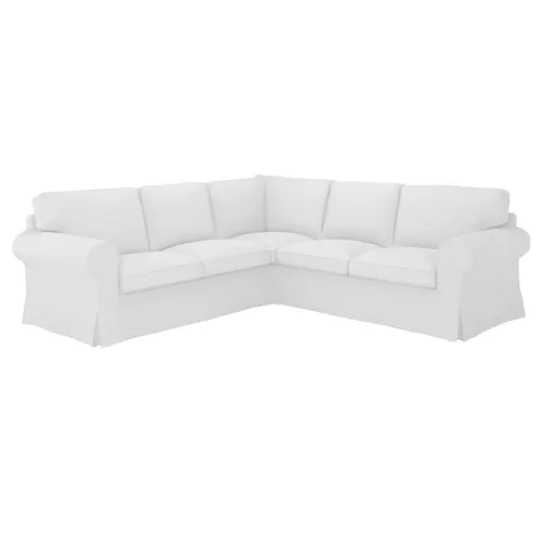 IKEA Ektorp Ecksofa-Bezug – für ausziehbare Sofas - MV weiss