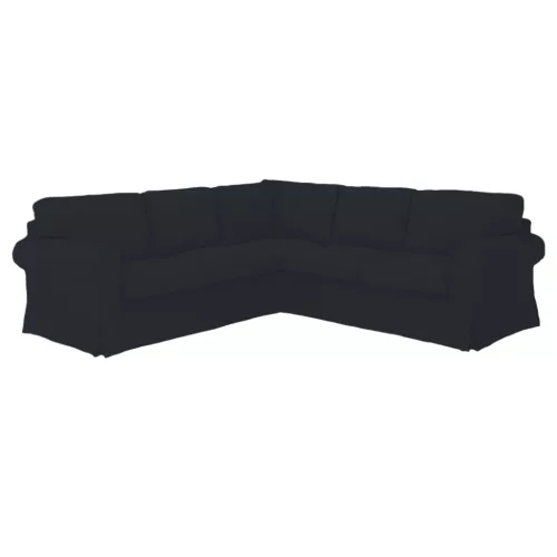 IKEA Ektorp Ecksofa-Bezug – für ausziehbare Sofas - MV grau  
