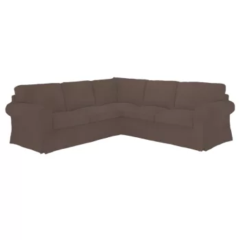   IKEA Ektorp Ecksofa-Bezug – für ausziehbare Sofas - Hanna hellbraun  