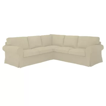   IKEA Ektorp Ecksofa-Bezug – für feste Sofas - Hanna beige  