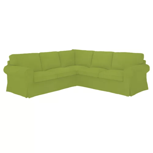 IKEA Ektorp Ecksofa-Bezug – für feste Sofas - Hanna grün  
