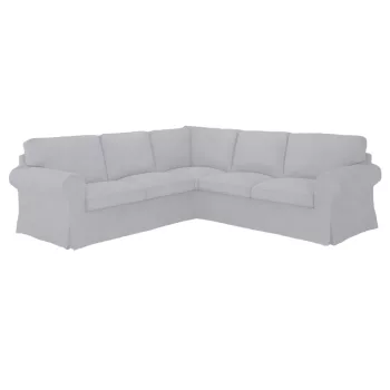   IKEA Ektorp Ecksofa-Bezug – für feste Sofas - Hanna hellgrau  